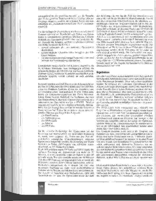 Vorschauseite 2: Tischlein wechsle dich: Sind Wechselzeiten ein Maß für ein effektives OP-Management?