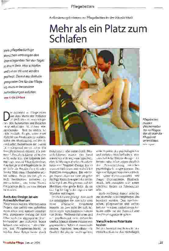 Vorschauseite 1: Mehr als ein Platz zum Schlafen