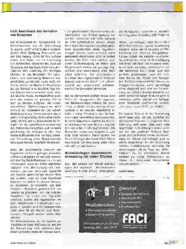 Vorschauseite 4: Dementenbetreuung: Gegenwart und Zukunft