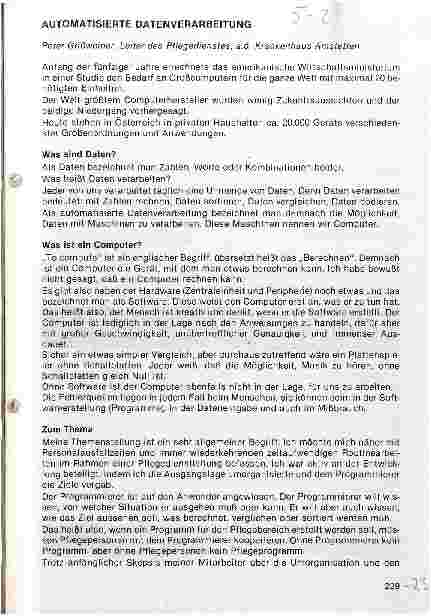 Vorschauseite 1: Automatisierte Datenverarbeitung