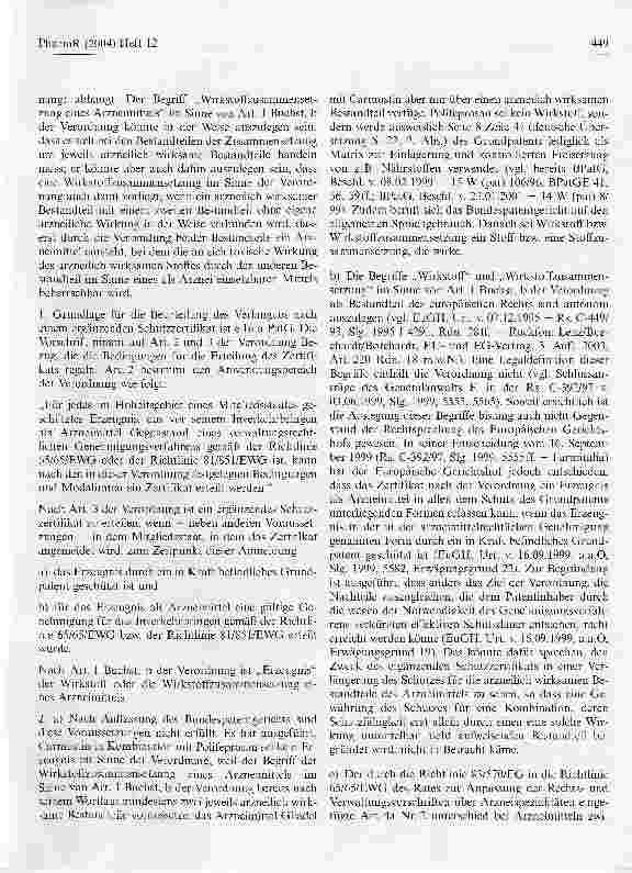 Vorschauseite 3: Ergänzendes Schutzzertifikat (Polifeprosan) für Arzneimittel