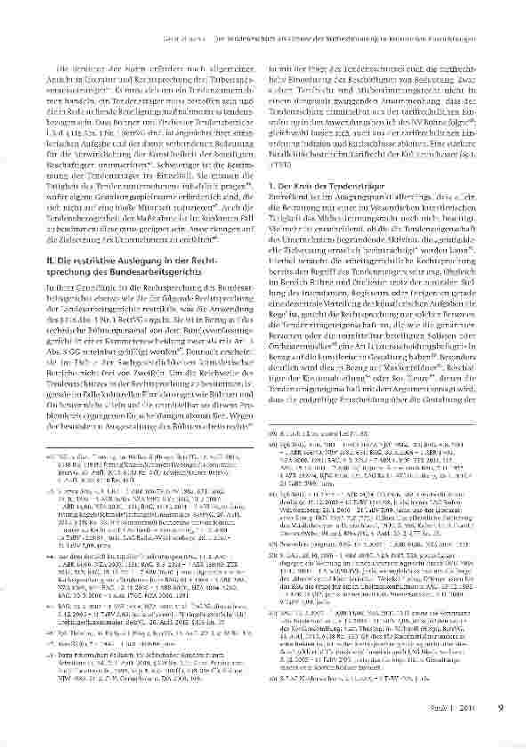 Vorschauseite 6: Der Tendenzschutz als Grenze der Mitbestimmung in kulturellen Einrichtungen