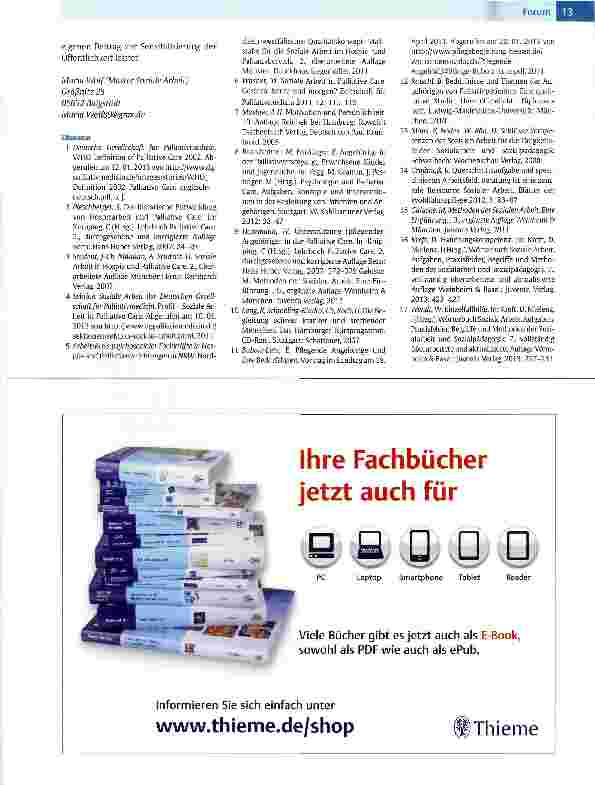 Vorschauseite 4: Soziale Arbeit in Hospiz und Palliative Care