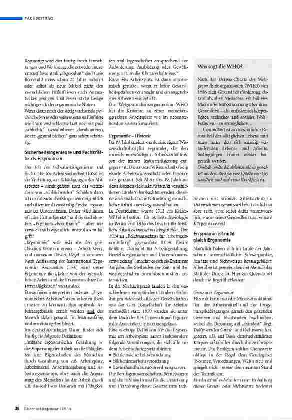 Vorschauseite 2: Grundlagen der Ergonomie