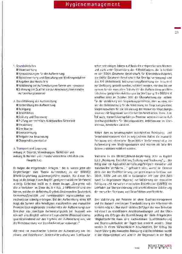 Vorschauseite 2: Qualität in der manuellen Aufbereitung sichern
