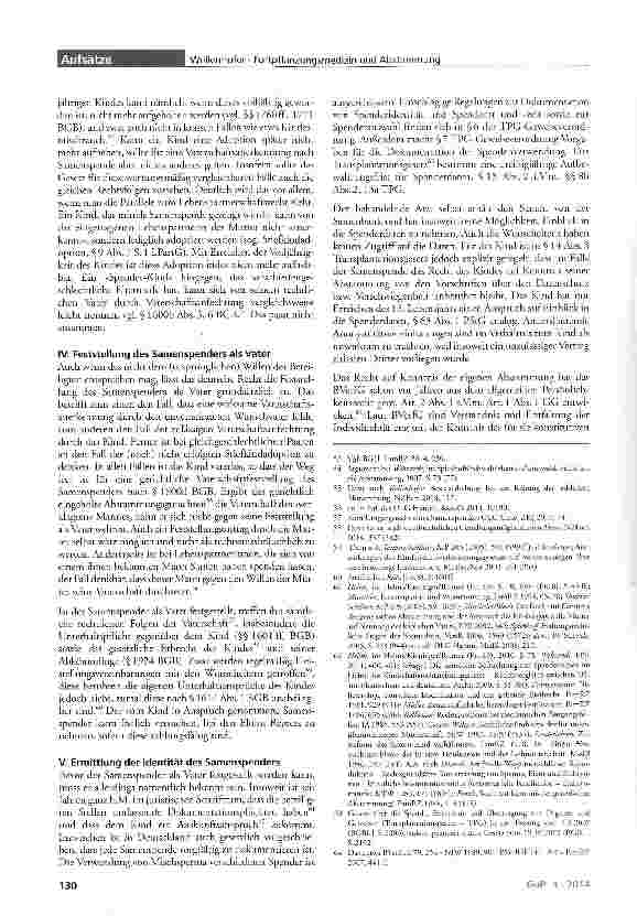 Vorschauseite 4: Die moderne Fortpflanzungsmedizin und das Abstammungsrecht