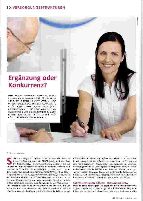 Vorschauseite 1: Ergänzung oder Konkurrenz?