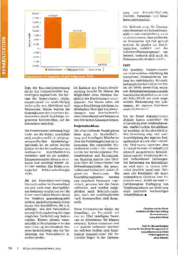 Vorschauseite 4: Adäquate Vergütung auf Basis der transparenten Leistungserbringung