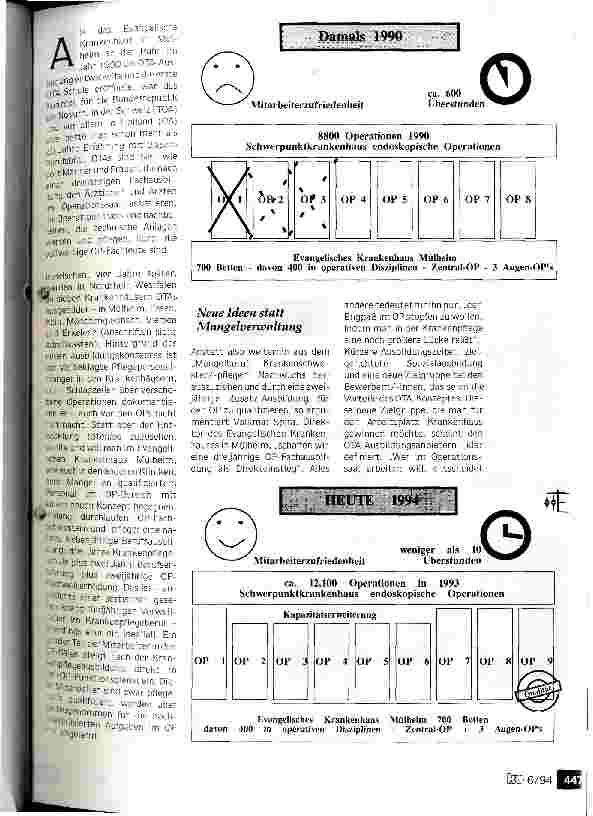 Vorschauseite 2: OTA - schon bewährt, aber auch umstritten Setzt sich die neue Berufsausbildung für OP-Personal durch?
