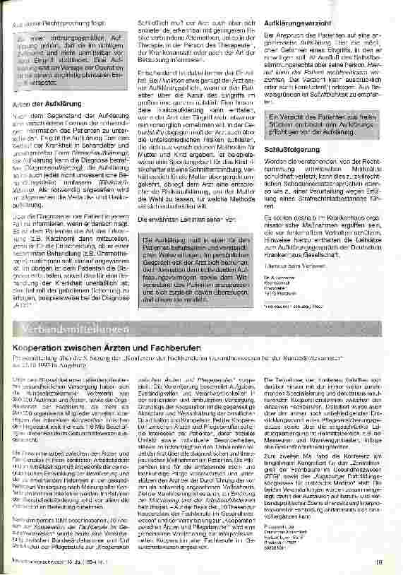 Vorschauseite 2: Aufklärungsund Haftungspflicht (A)