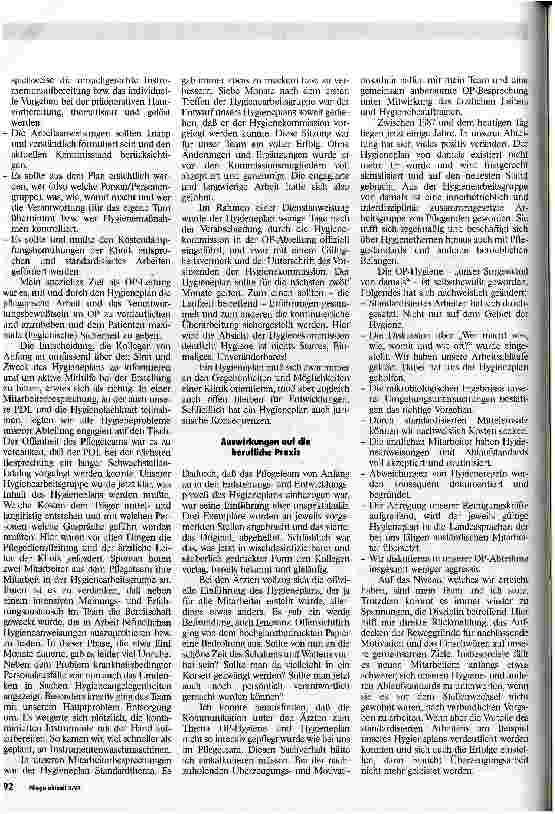Vorschauseite 3: Sichere Arbeitsweisen durch einen funktionierenden Hygieneplan