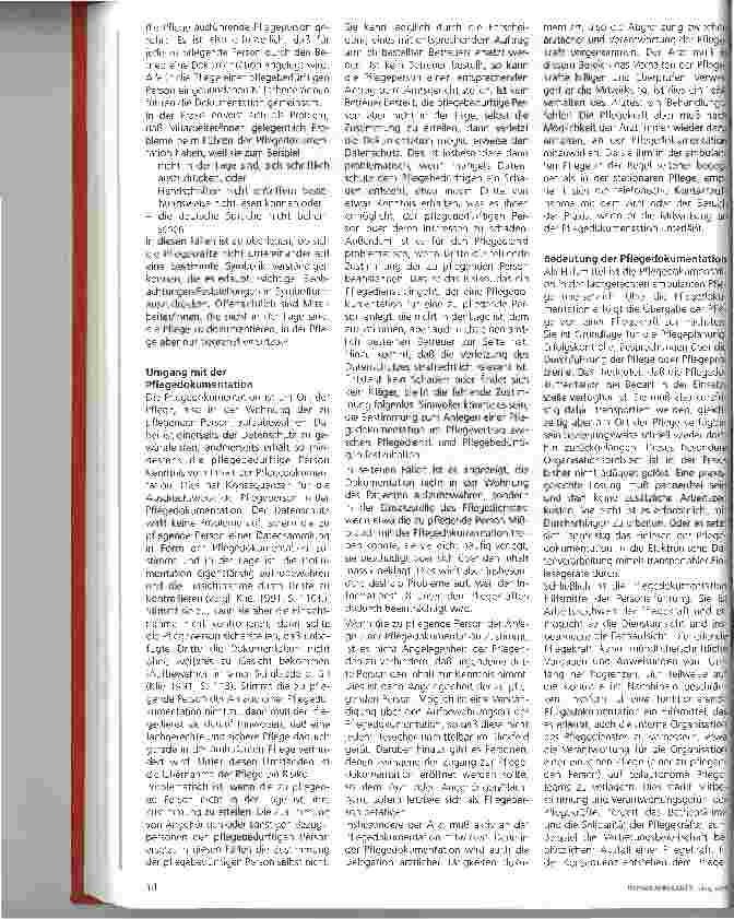 Vorschauseite 2: Pflegedokumentation und Pflegestandards