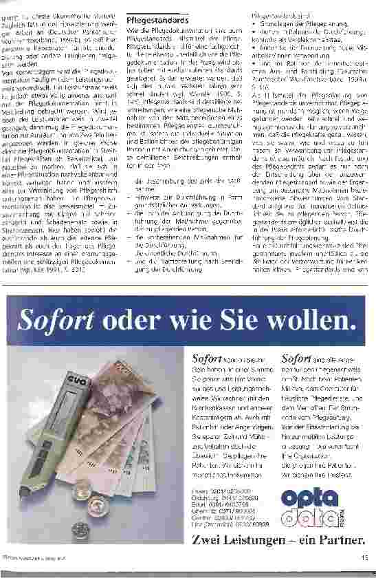 Vorschauseite 3: Pflegedokumentation und Pflegestandards