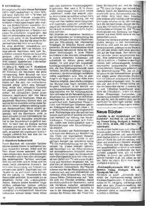 Vorschauseite 2: Ausgewählte Kapitel aus der Chemie 1. Folge: Veränderungen im Kern der Atome