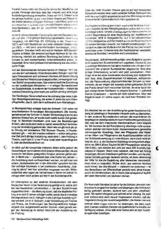 Vorschauseite 3: Zusammenfassung der geschichtlichen Entwicklung des Altenpflegeberufs