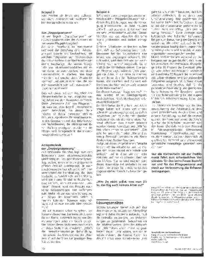 Vorschauseite 4: Das Leben mit Inkontinenzprodukten im Pflegeheim