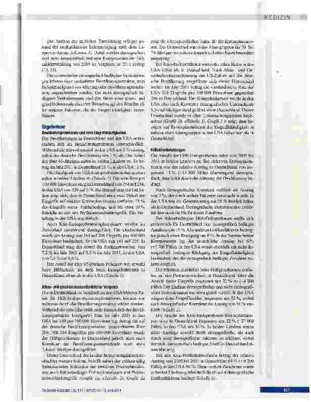 Vorschauseite 5: Hüftund Kniegelenkersatz in Deutschland und den USA