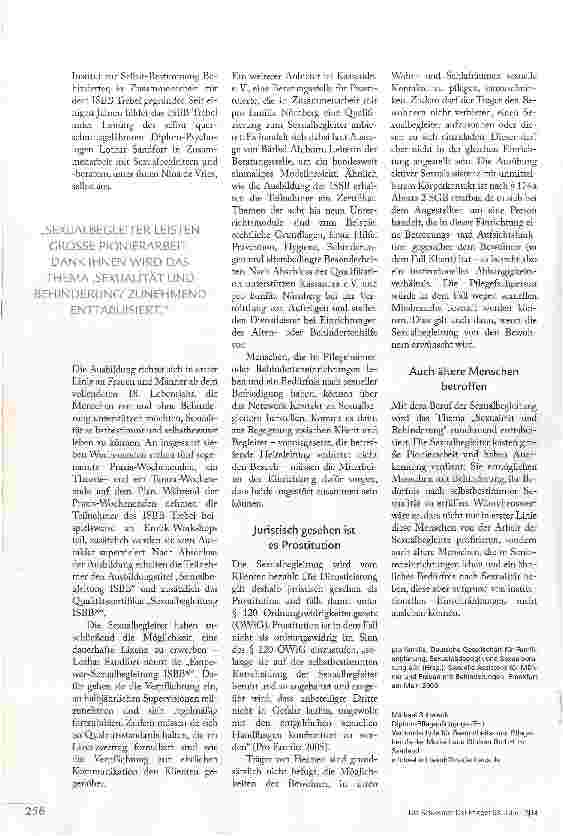 Vorschauseite 3: EIN BERUF, DER RESPEKT VERDIENT