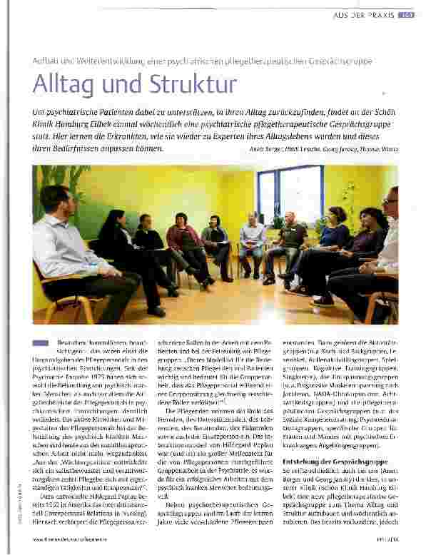 Vorschauseite 1: Alltag und Struktur