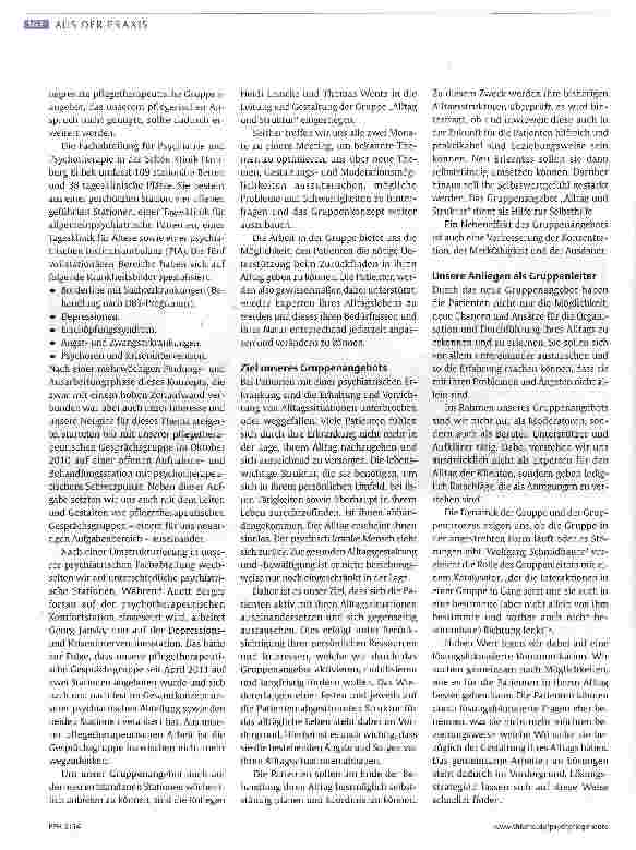 Vorschauseite 2: Alltag und Struktur