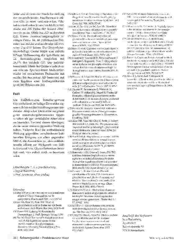 Vorschauseite 6: Süßholz in der Dermatologie