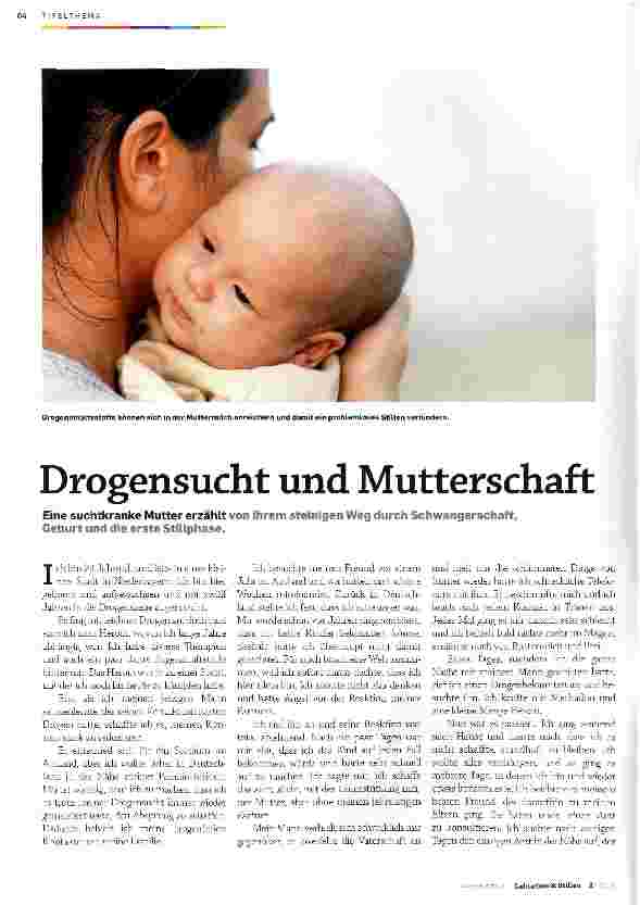 Vorschauseite 1: Drogensucht und Mutterschaft