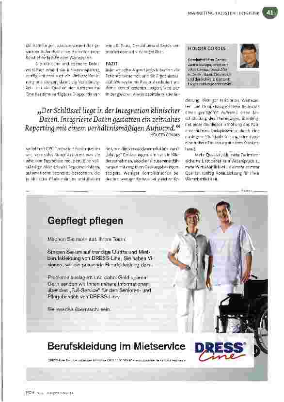 Vorschauseite 4: Patientensicherheit und Wirtschaftlichkeit