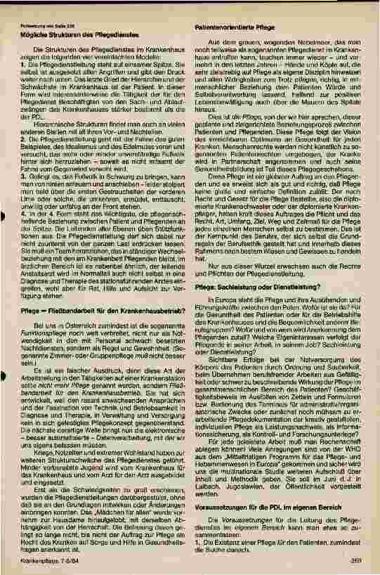 Vorschauseite 2: Die Pflegedienstleitung - Voraussetzungen und Erwartungen