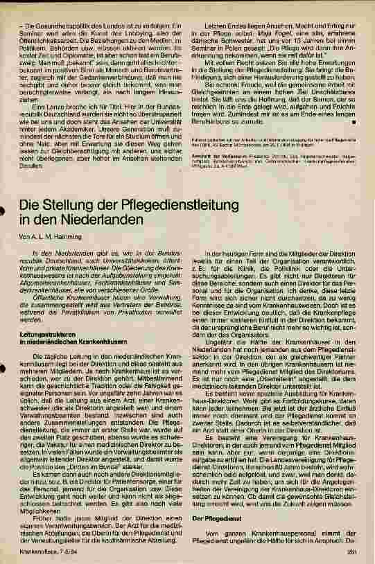 Vorschauseite 4: Die Pflegedienstleitung - Voraussetzungen und Erwartungen