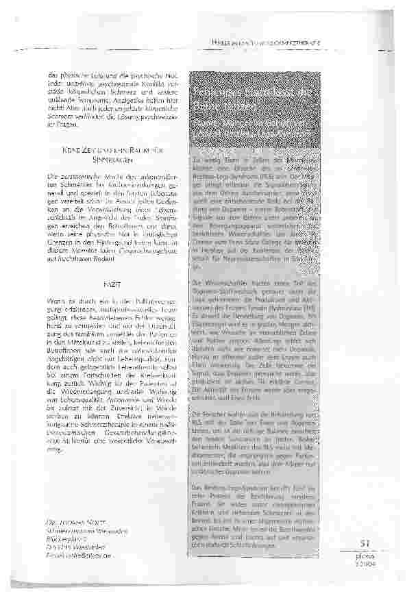 Vorschauseite 2: FEHLER IN DER TUMORSCHMERZTHERAPIE