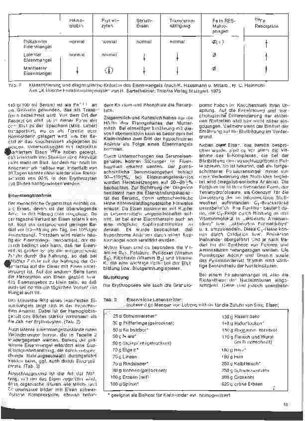 Vorschauseite 2: Einfluß der Ernährung auf Gesundheit und Leistungsfähigkeit 4. Folge: Blut (Blutbildung, Blutbild, Blutgerinnung)