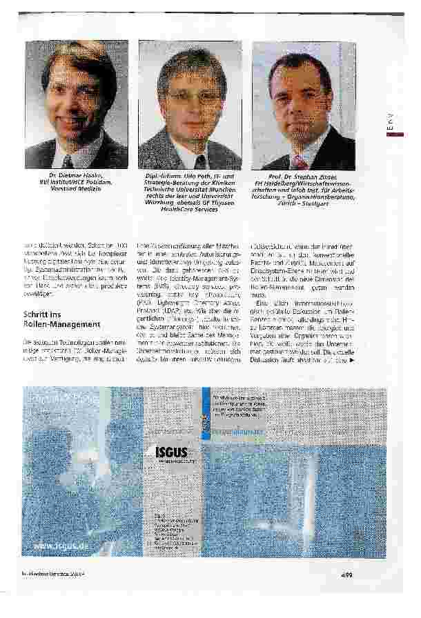 Vorschauseite 2: Vom Rechte-Management zu Rollen-KonzeptenNeues Zusammenspiel von Organisationsentwicklung und EDV