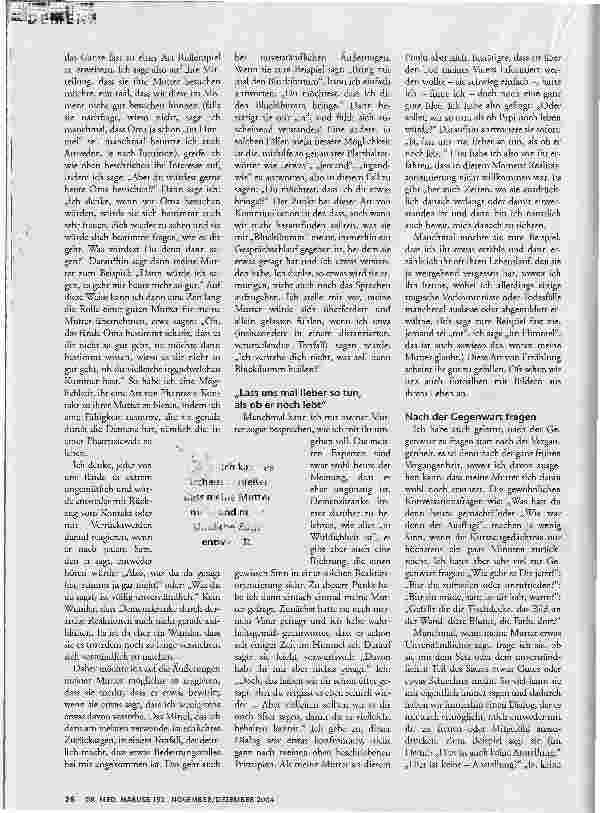 Vorschauseite 2: Bring mir mal den Bluckibumm Ein Angehöriger erzählt