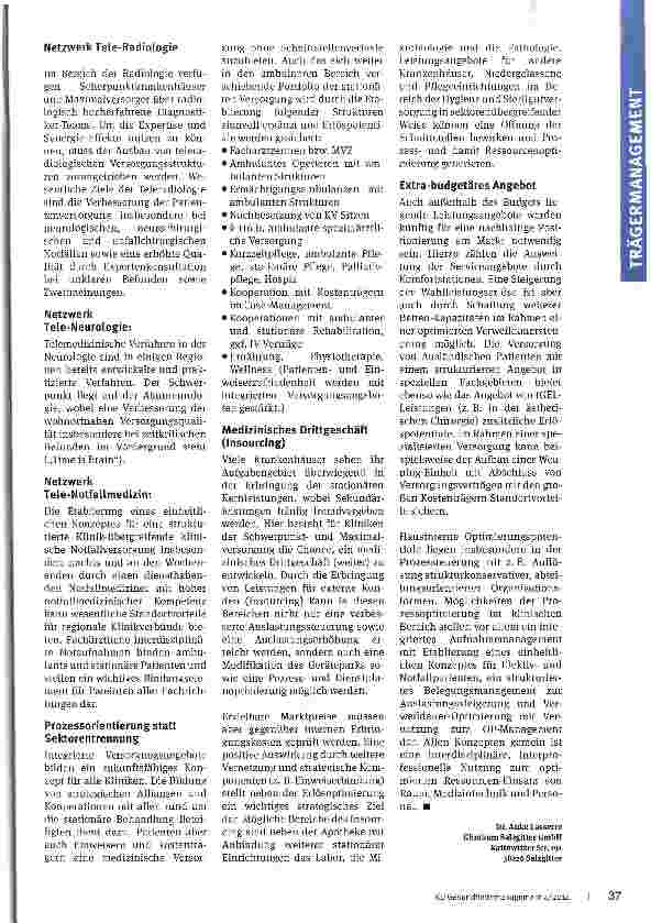 Vorschauseite 3: Spezialisten gefragt