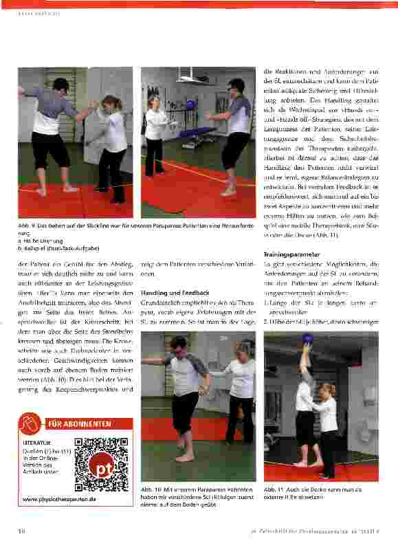 Vorschauseite 5: Slacklinen in der Neurorehabilitation