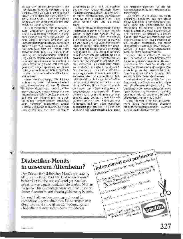 Vorschauseite 3: Ehrenamtliche Helferkreise in Altenheimen