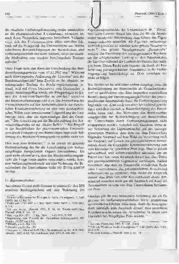 Vorschauseite 2: Rechtsschutz gegen Festbetragsgruppenund Vergleichsgrößenbildung