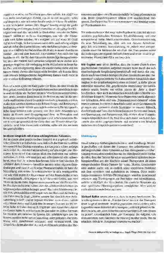 Vorschauseite 2: Bildsprachliche Dialoge in der Psychiatrie
