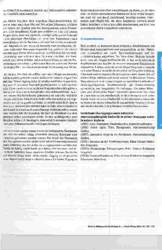 Vorschauseite 6: Bildsprachliche Dialoge in der Psychiatrie