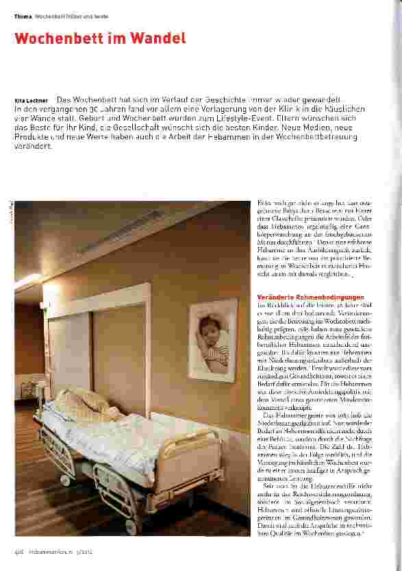 Vorschauseite 1: Wochenbett im Wandel