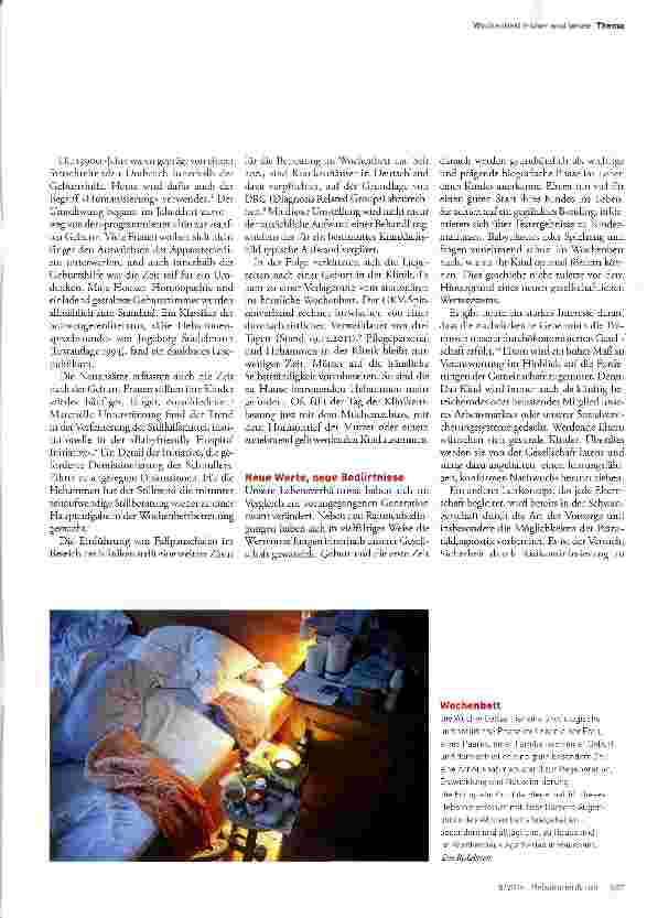 Vorschauseite 2: Wochenbett im Wandel