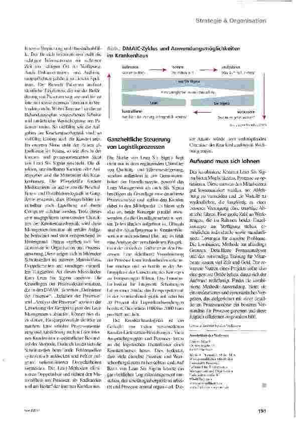 Vorschauseite 3: Produktivität im Prozess