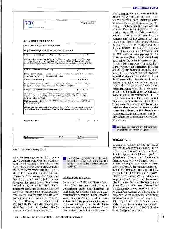Vorschauseite 2: Delir in der Alterstraumatologie