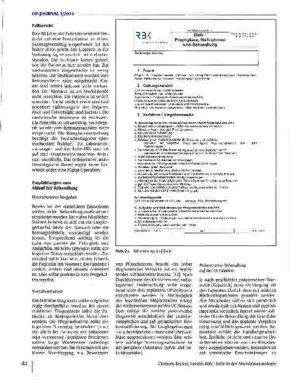 Vorschauseite 3: Delir in der Alterstraumatologie