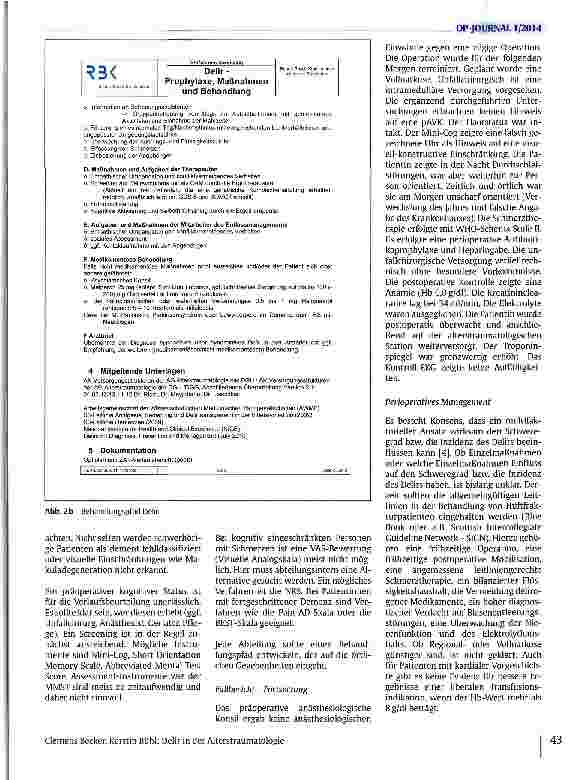 Vorschauseite 4: Delir in der Alterstraumatologie