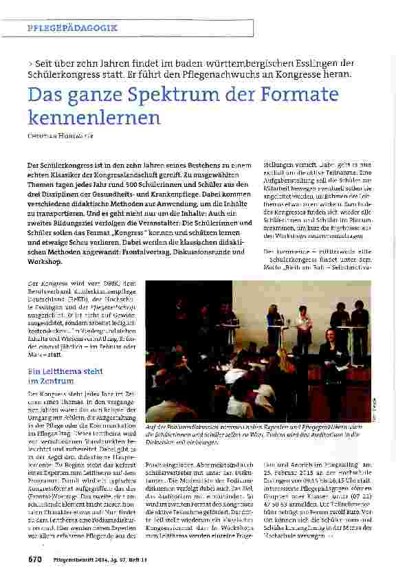 Vorschauseite 1: Das ganze Spektrum der Formate kennenlernen