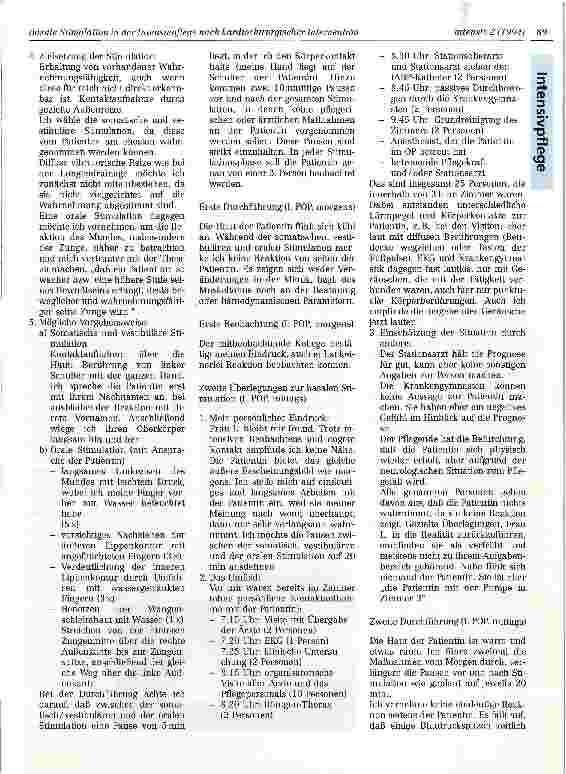 Vorschauseite 3: Basale Stimulation in der Intensivpflege nach kardiochirurgischer Intervention an einem Fallbeispiel