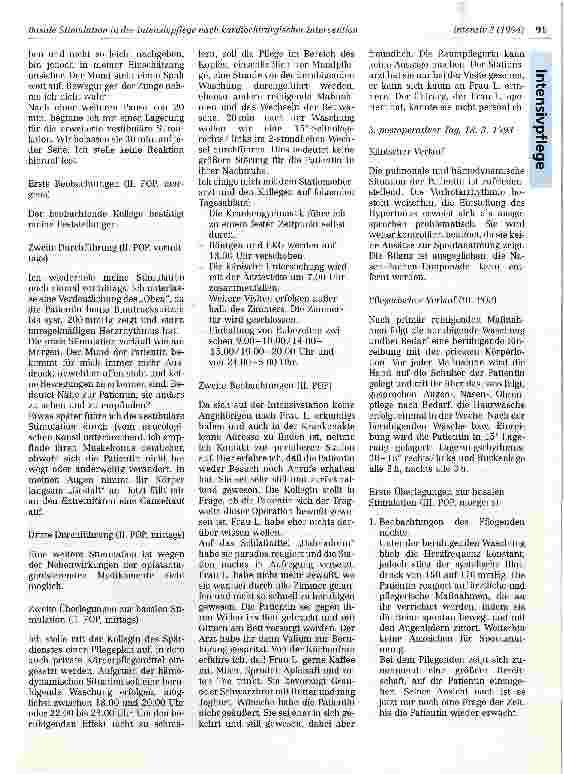 Vorschauseite 5: Basale Stimulation in der Intensivpflege nach kardiochirurgischer Intervention an einem Fallbeispiel