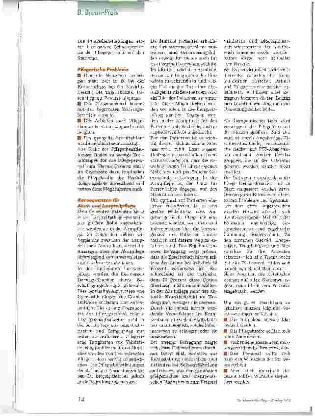 Vorschauseite 3: Pflegerelevante Aspekte bei pflegebedürftigen verwirrten und hochaltrigen Menschen