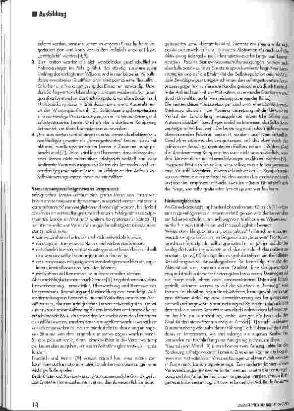 Vorschauseite 2: Selbstgesteuerte Lernprozesse in der Ergotherapie-Ausbildung